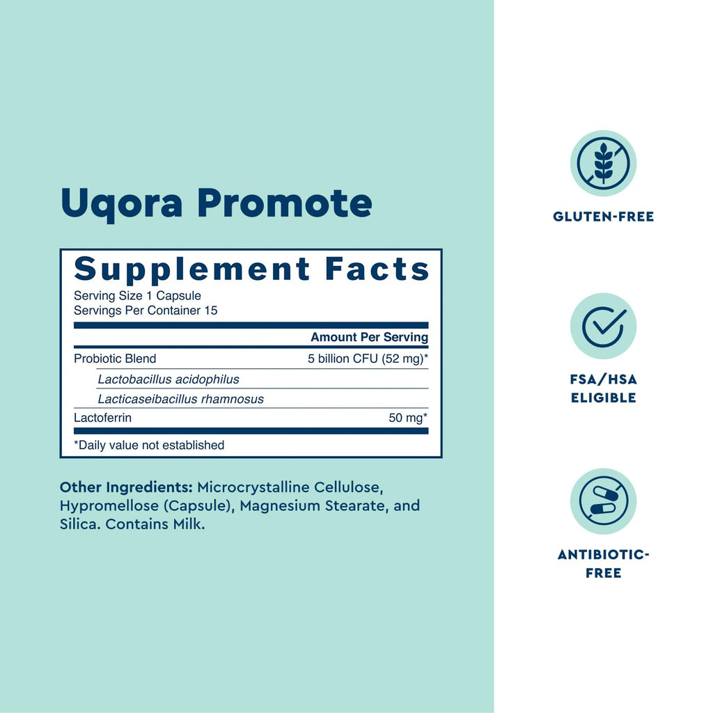 Uqora Promote Vaginal Health Probiotic for Women

