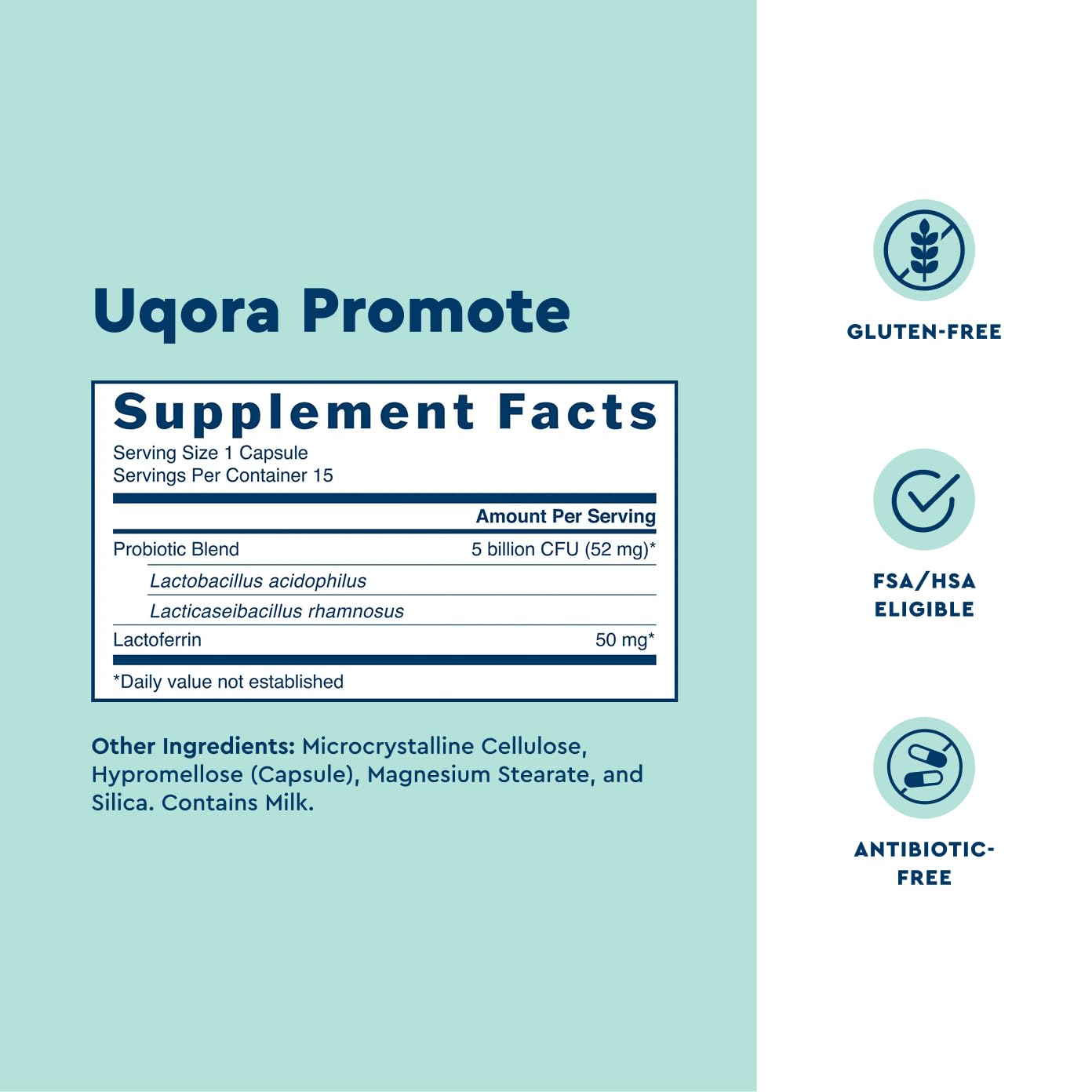 Uqora Promote Vaginal Health Probiotic for Women

