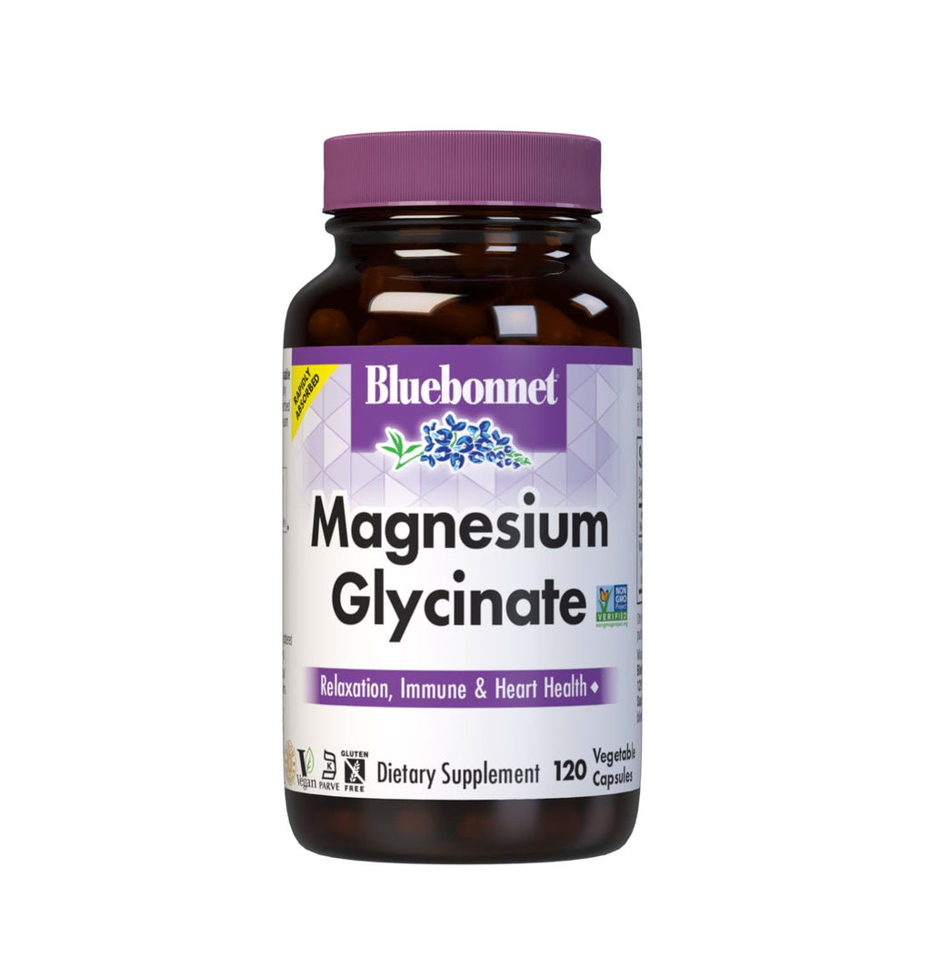 Bluebonnet Magnesium Glycinate 400 mg | Non-GMO

