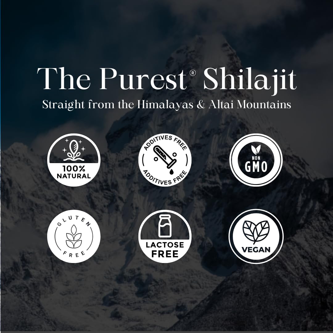 Shilajit Mineral Supplement for Energy & Vitality

