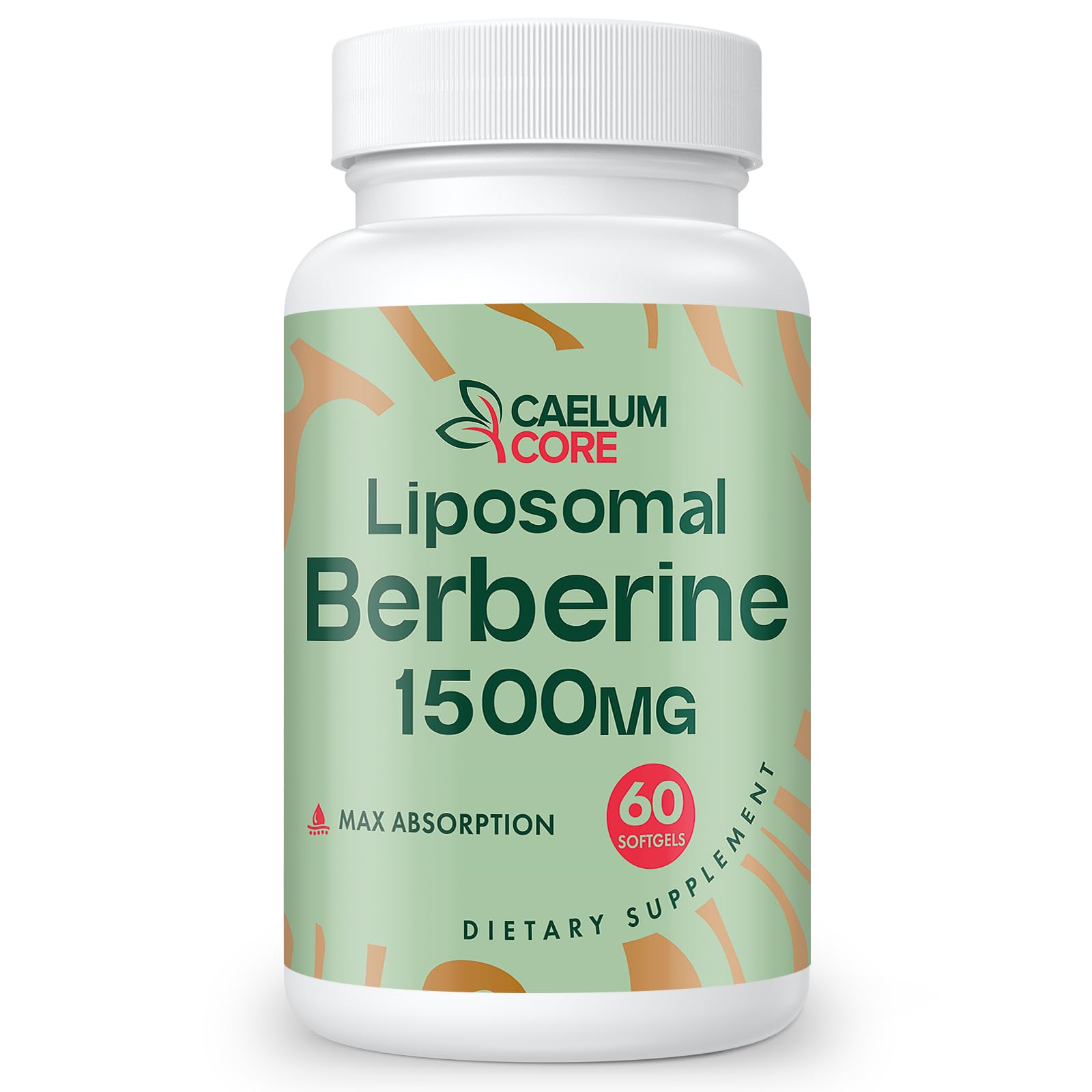 CEALMU CORE Liposomal Berberine HCL 1500mg AMPK Support

