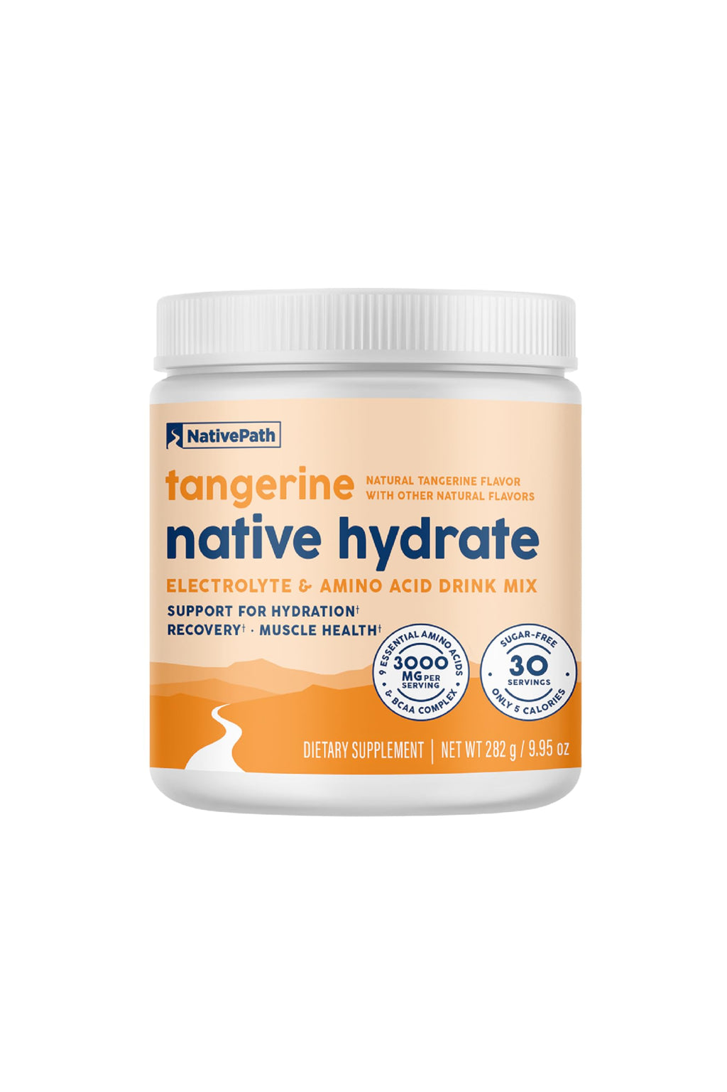 NativePath Hydrate Electrolytes Powder Zero Sugar with BCAAs

