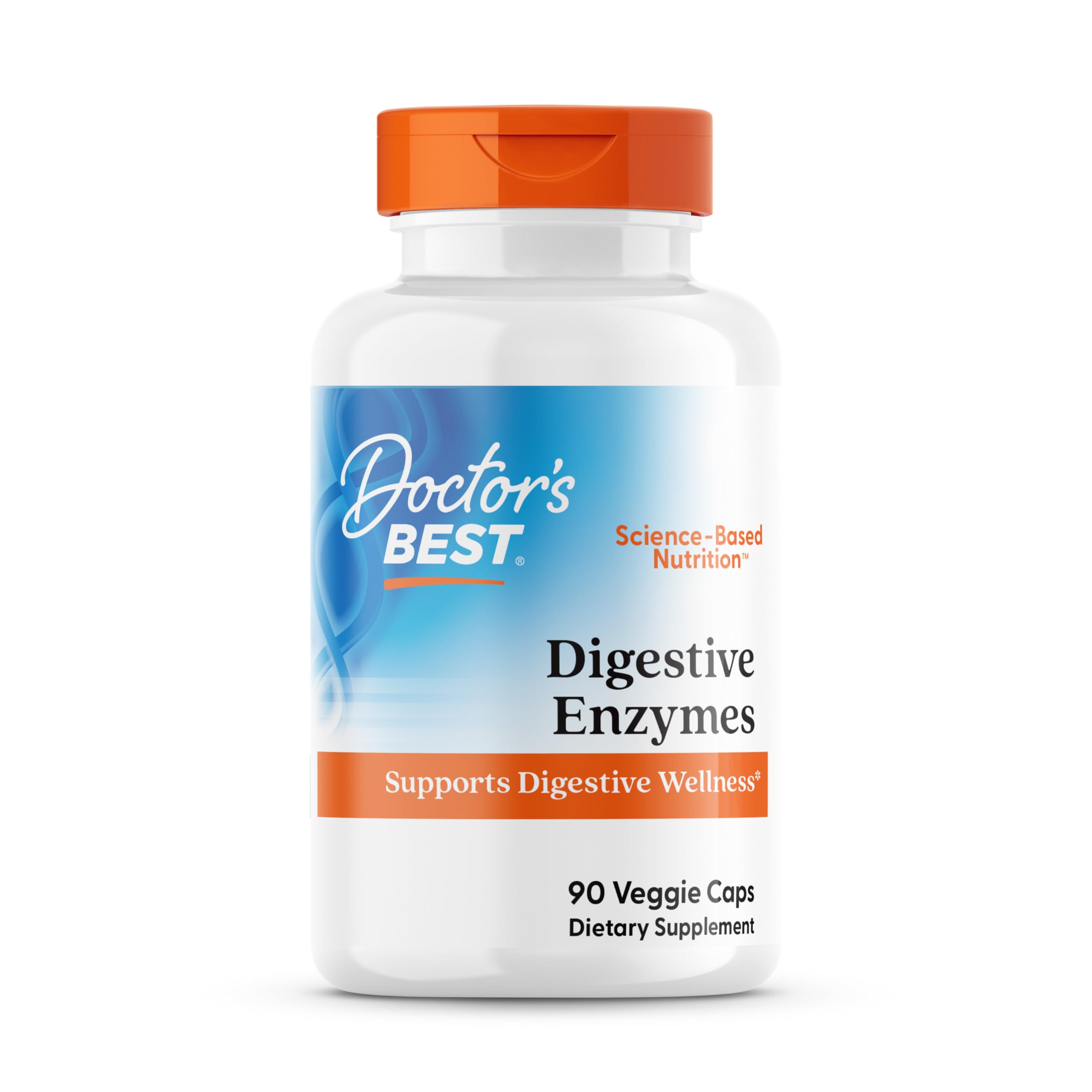 Doctor's Best Digestive Enzymes with Amylase - Non-GMO Vegetarian

