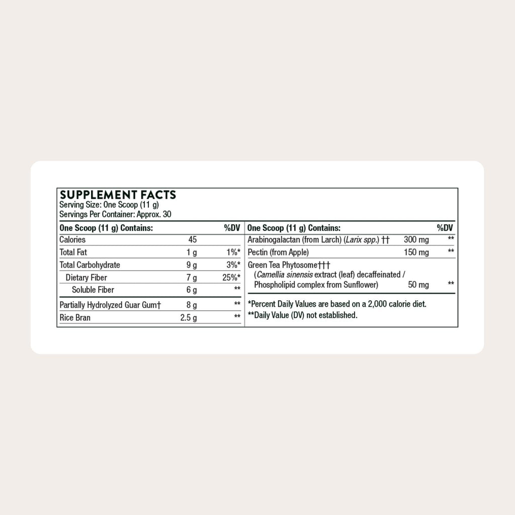Thorne FiberMend Prebiotic Fiber Powder

