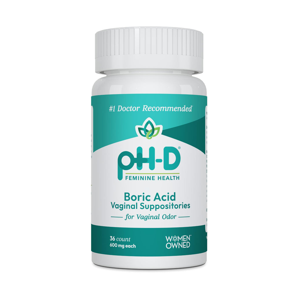 pH-D Boric Acid Suppositories for Feminine Health

