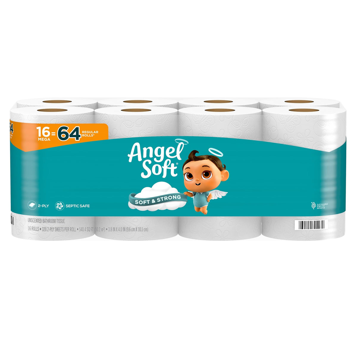 Angel Soft Toilet Paper - Soft & Strong, Septic Safe, SFI-Sourced