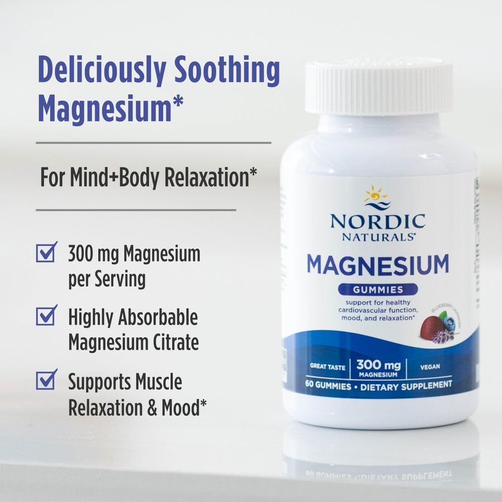 Nordic Naturals Magnesium Gummies for Adults – Vegan

