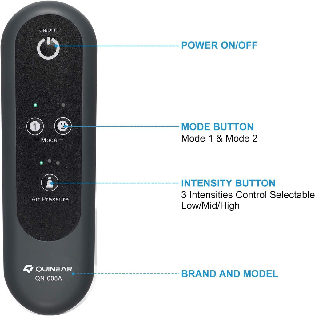QUINEAR Air Compression Leg Massager - Circulation Relief

