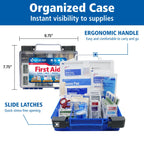 First Aid Only OSHA-Compliant First Aid Kit | Portable Case

