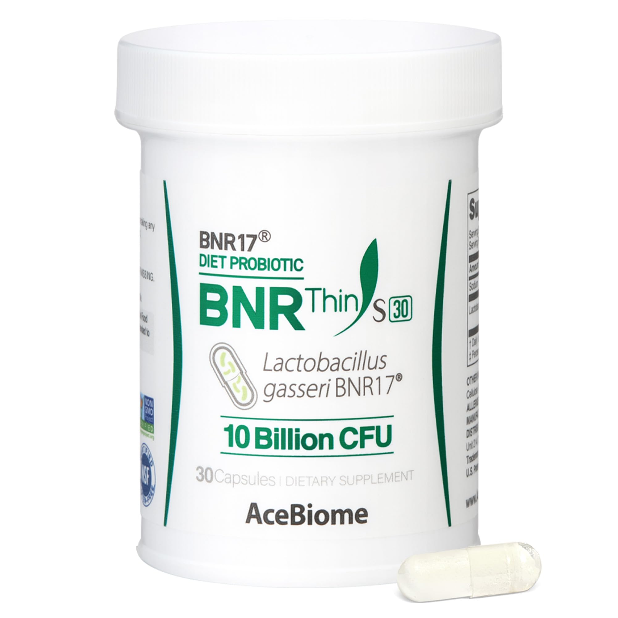 BNRThin Probiotic Lactobacillus gasseri BNR17 10 Billion CFU

