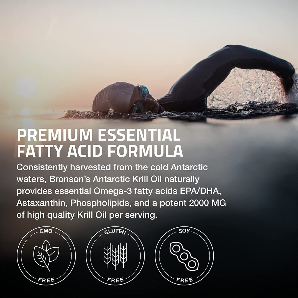 Bronson Antarctic Krill Oil | Omega-3 EPA/DHA

