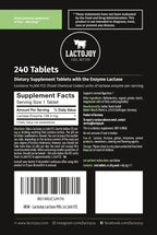 LactoJoy Lactase Pills – Lactose Digestion Aid

