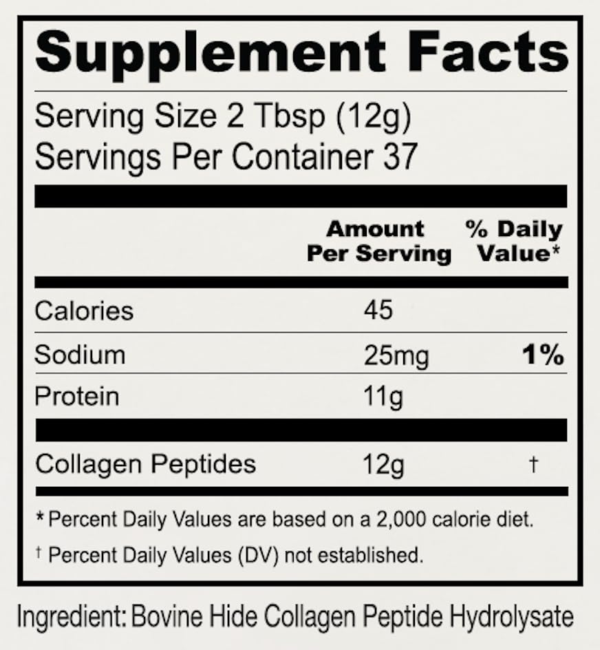 Anthony's Collagen Peptide Powder – Hydrolyzed, Gluten Free

