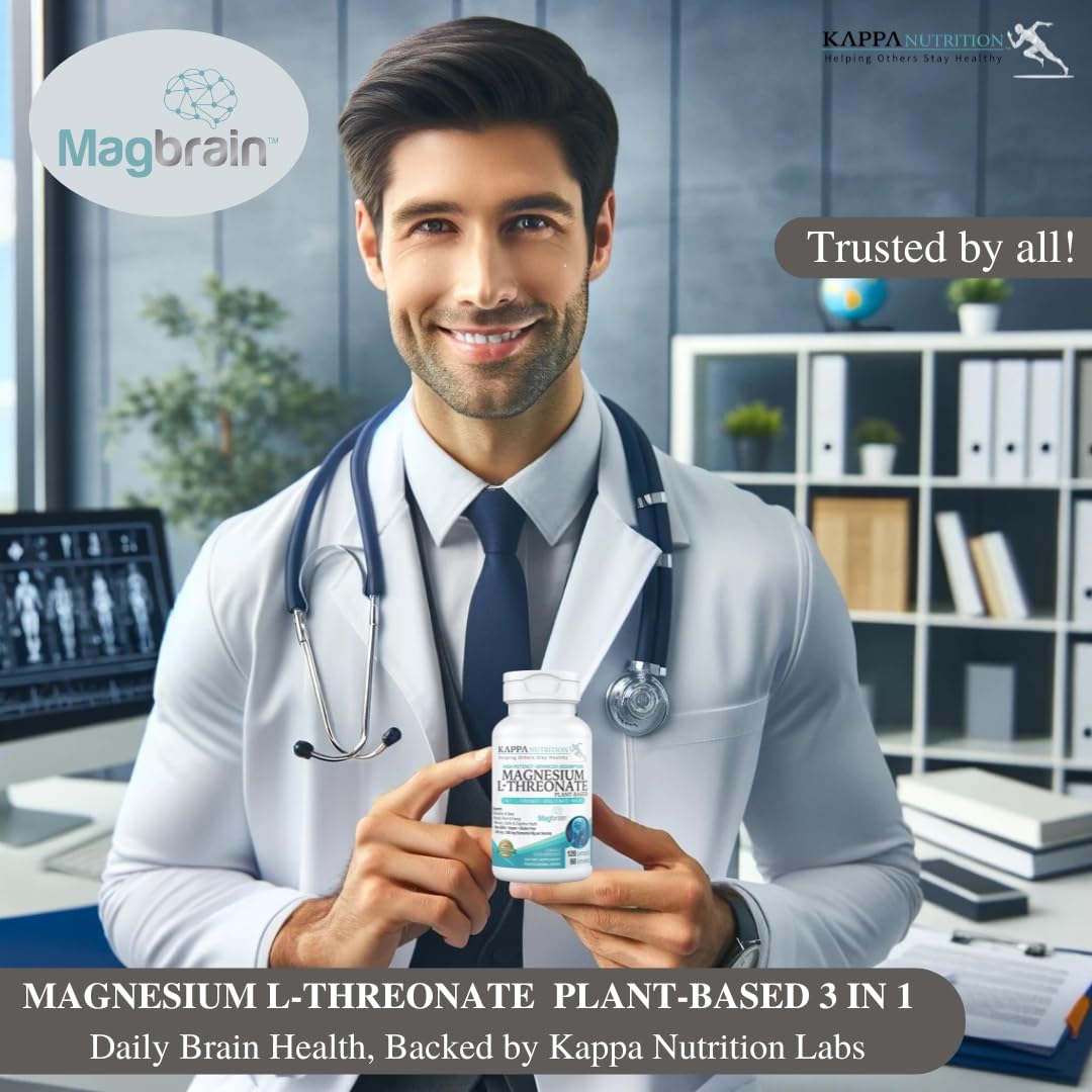 Kappa Nutrition Magbrain Magnesium L-Threonate | Brain & Sleep

