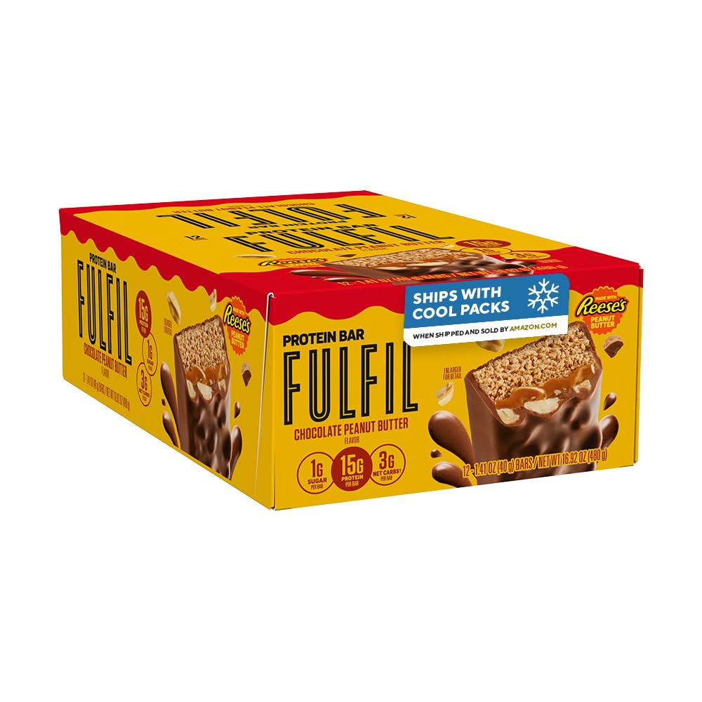 FULFIL Chocolate Peanut Butter Bar with Reese's
