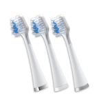 Waterpik Triple Sonic Toothbrush Heads Replacement STRB-3WW for Complete Care