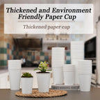 Lamosi Disposable Paper Cups for Hot and Cold Beverages

