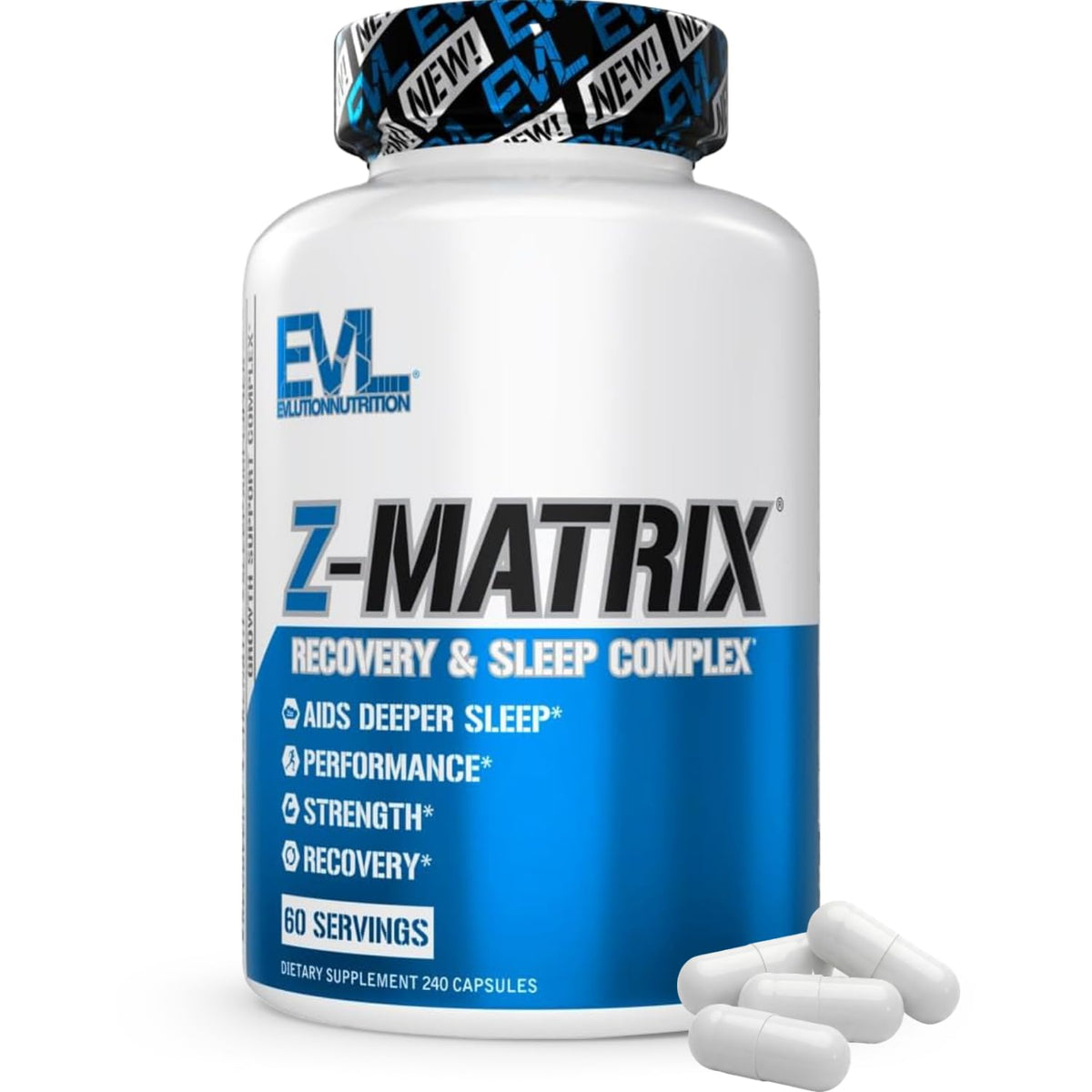 EVL Post Workout Recovery Magnesium & Zinc ZMatrix

