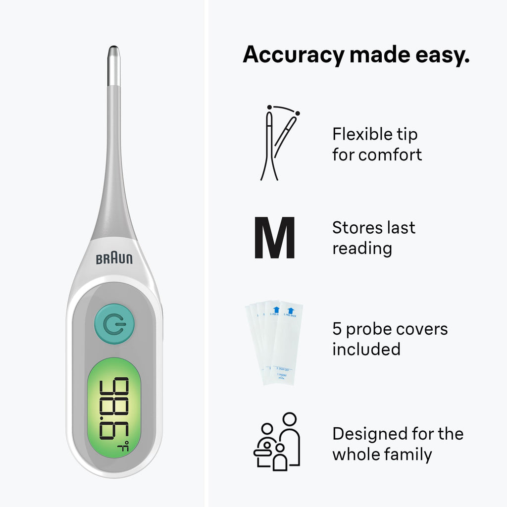 Braun Digital Thermometer | Accurate Home Readings

