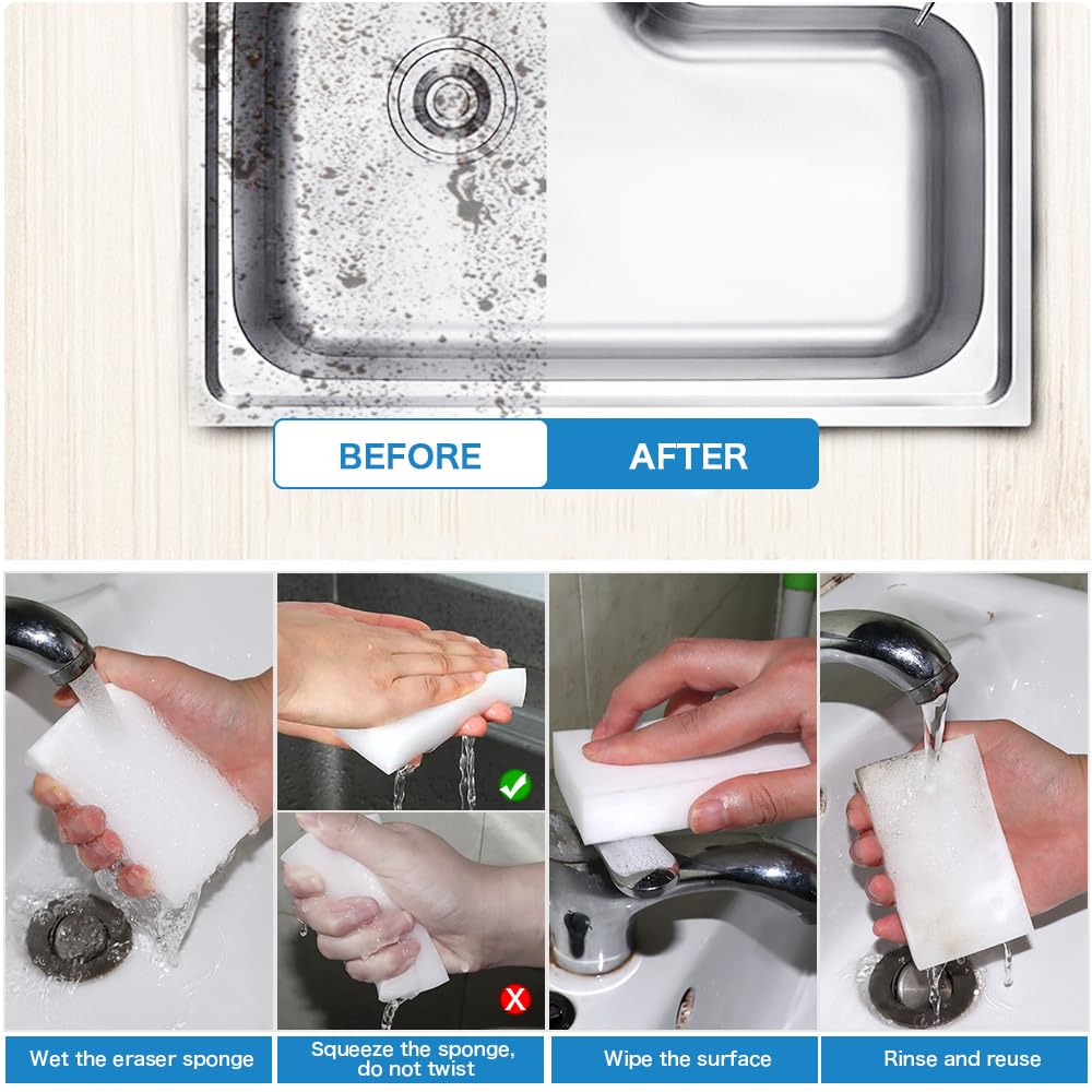 Melamine Sponges for Multi-Surface Cleaning

