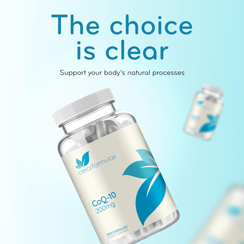 CoQ10 High Absorption Ubiquinone Supplement | Clear Formulas

