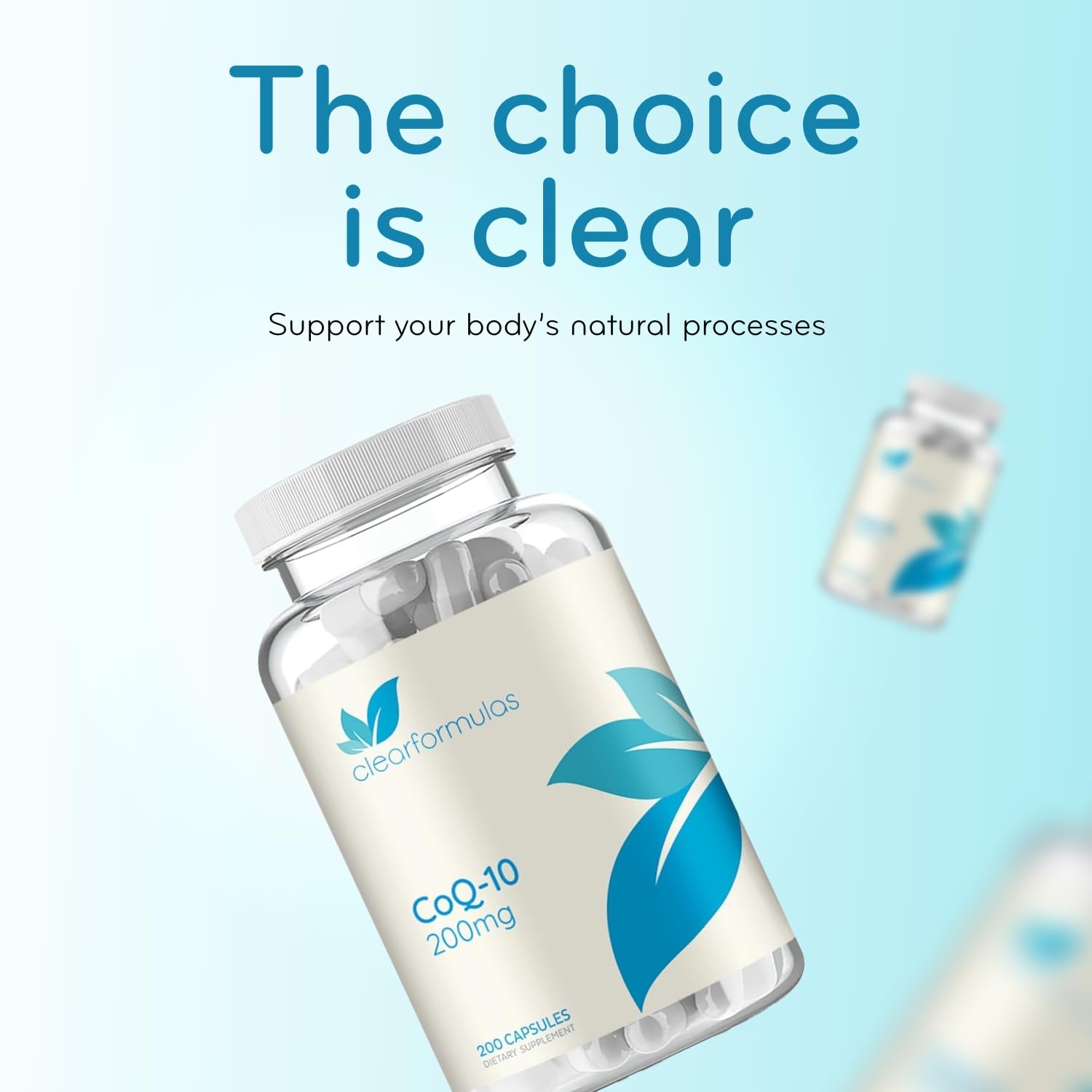 CoQ10 High Absorption Ubiquinone Supplement | Clear Formulas

