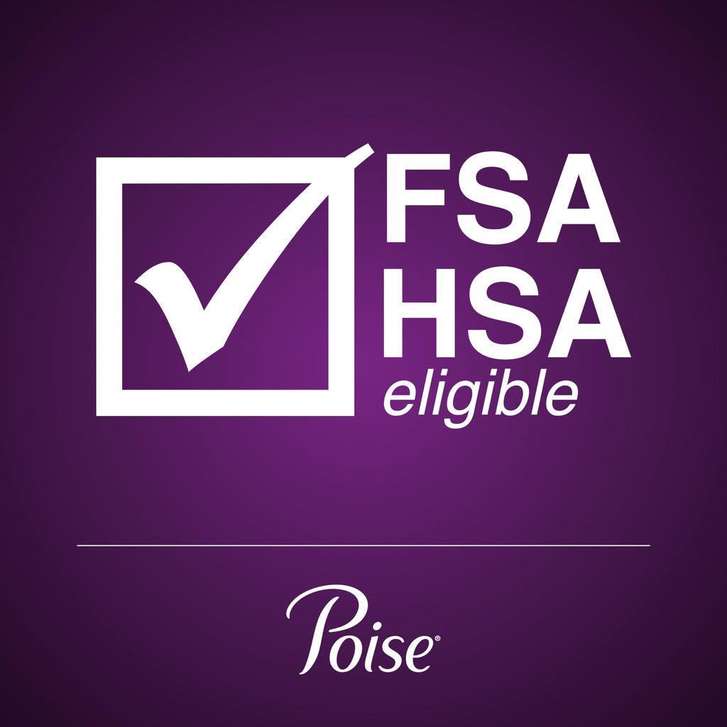 Poise Overnight Ultra Thin Pads with Wings for Bladder Leaks

