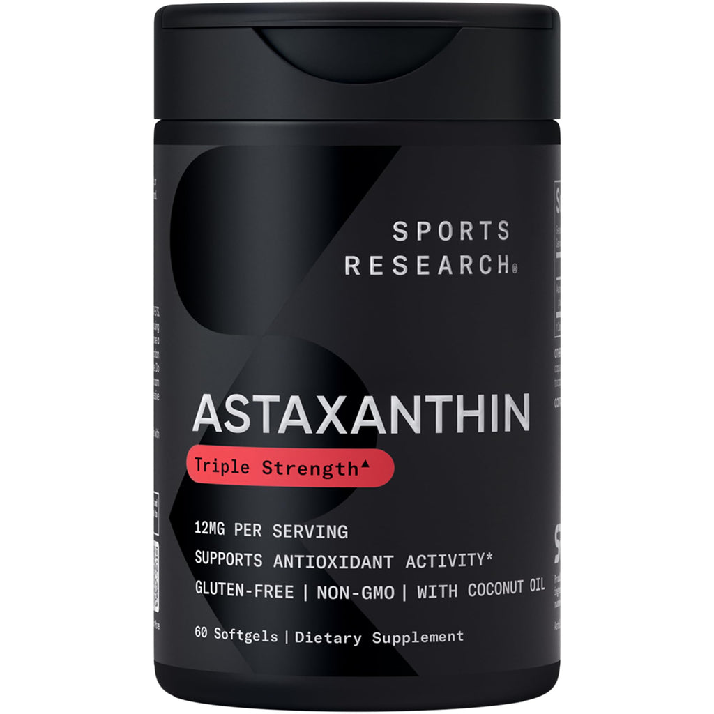 Astaxanthin with Organic Coconut Oil by Sports Research

