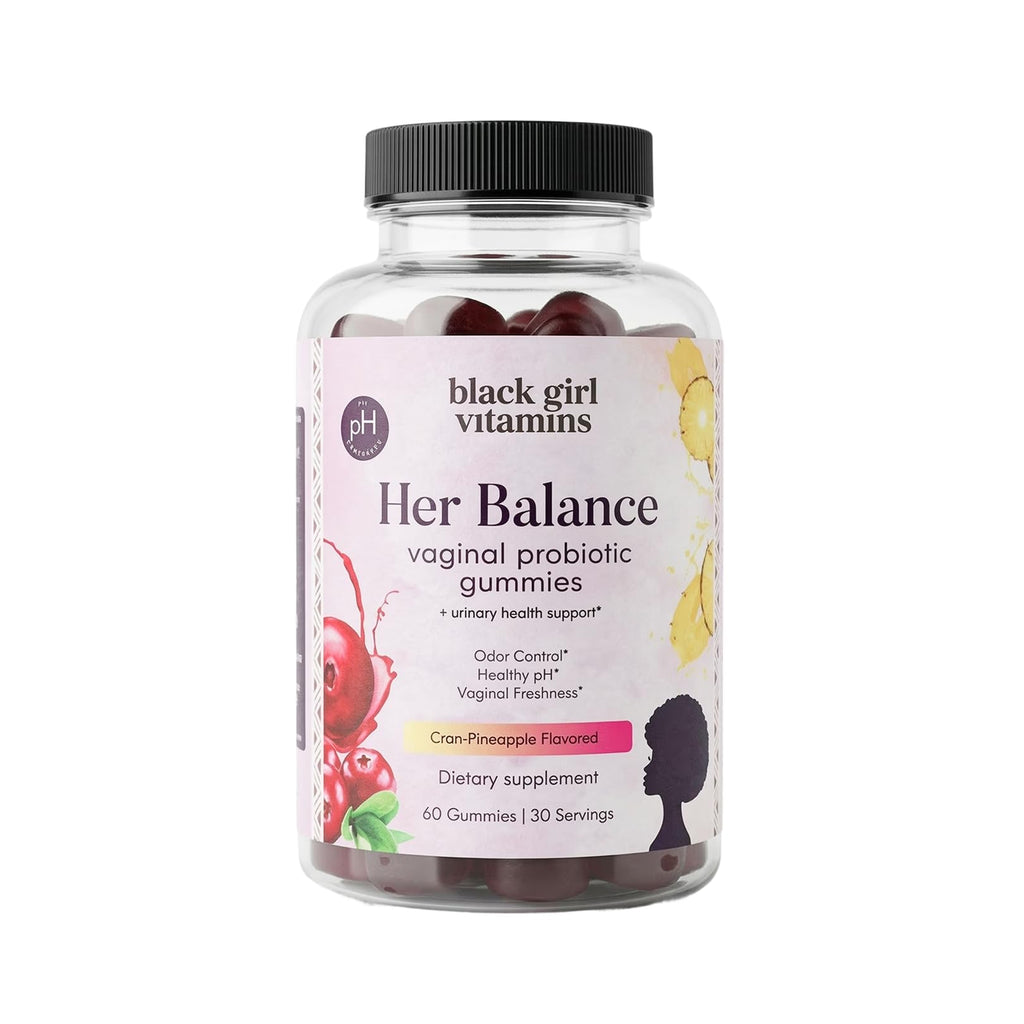 Black Girl Vitamins Her Balance Vaginal Probiotic Gummies

