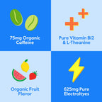 Nectar Organic Caffeine Energy Booster Powder with B12


