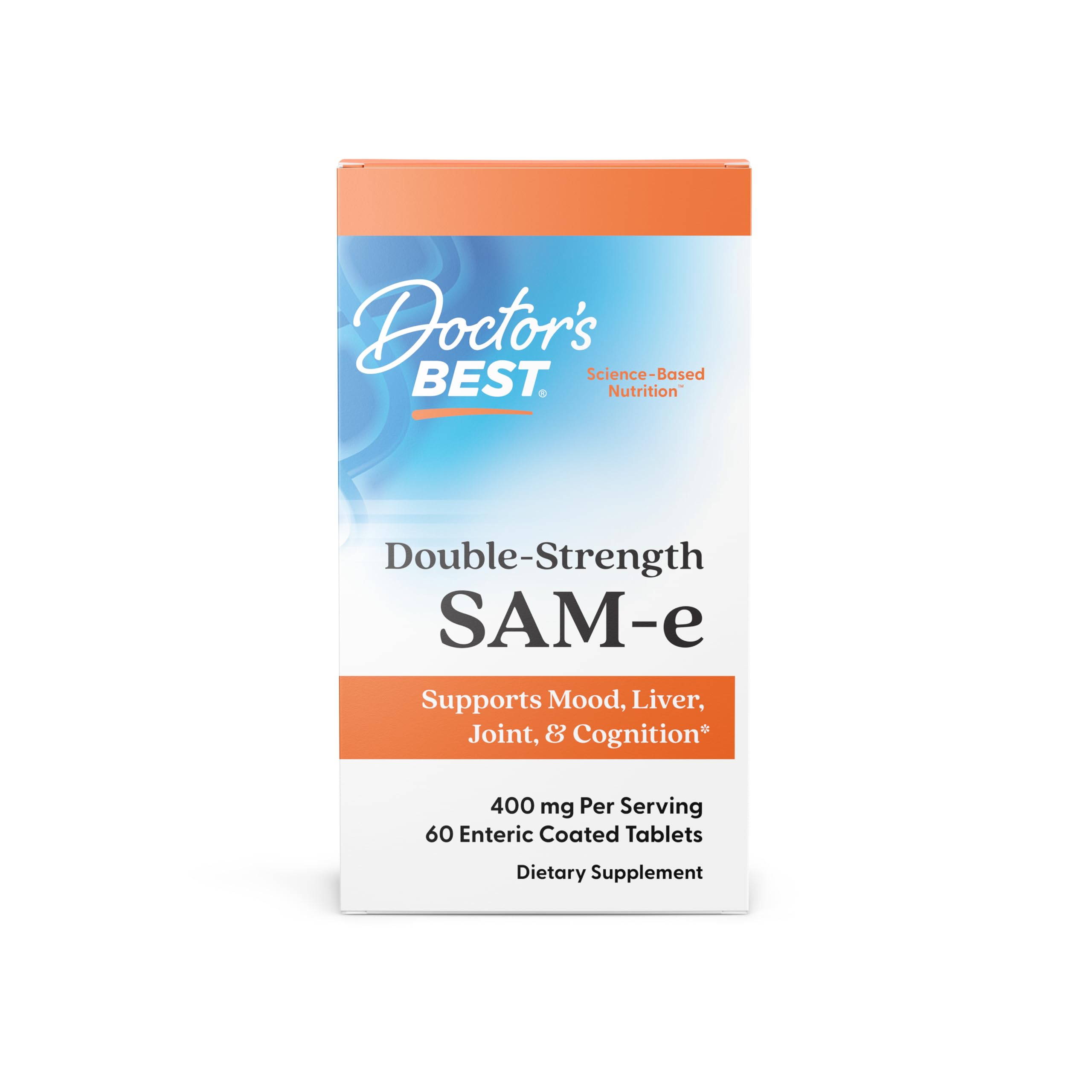 Doctor's Best SAM-e 400 mg Mood & Joint Support

