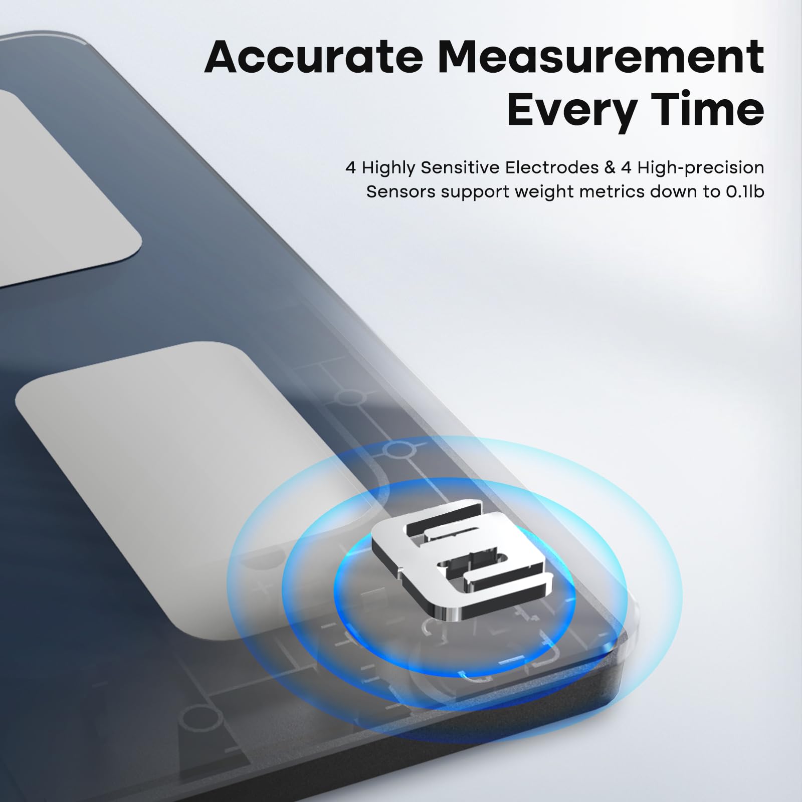 GE Smart Scale with Body Composition Bluetooth App

