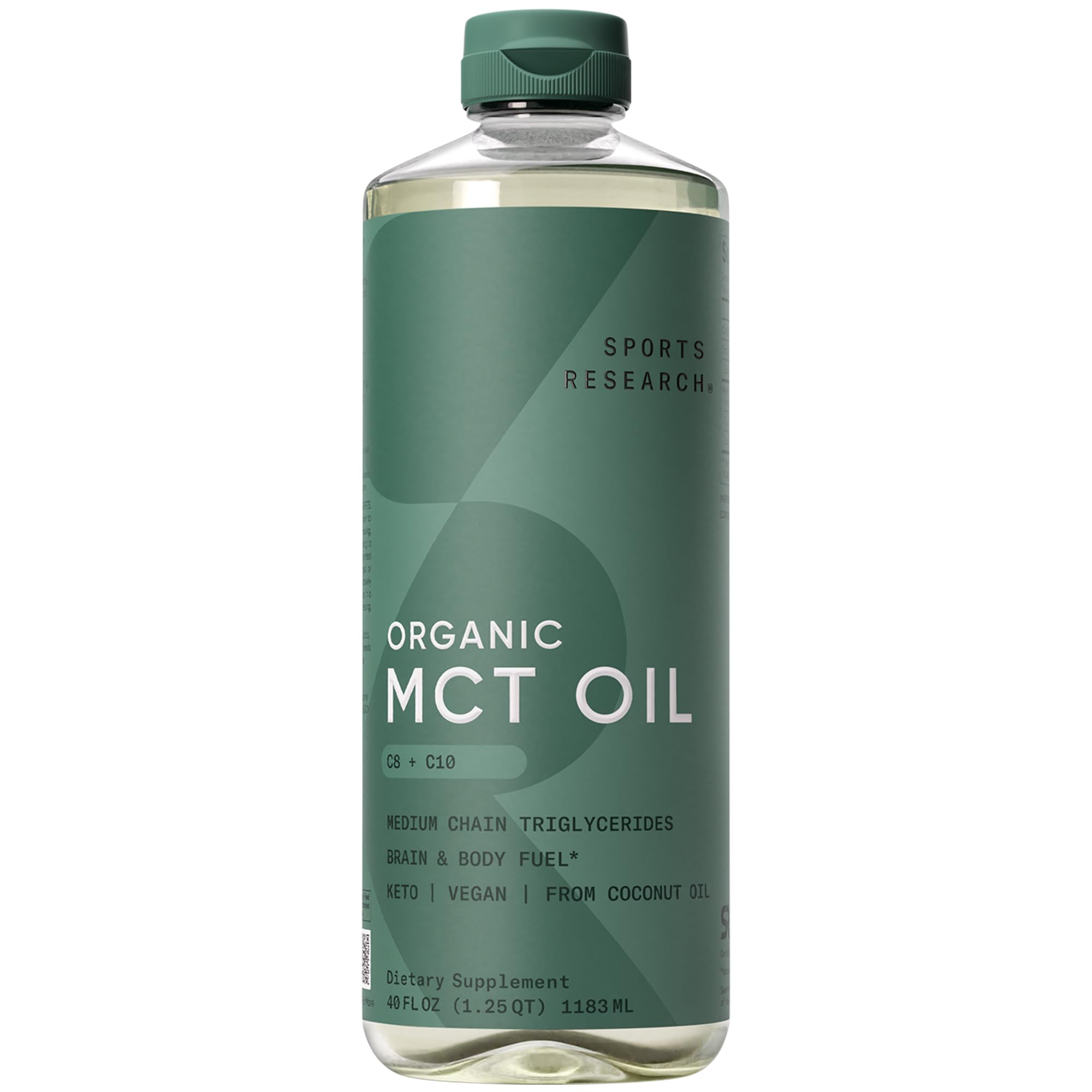 Sports Research MCT Oil Organic C8 & C10 from Coconut