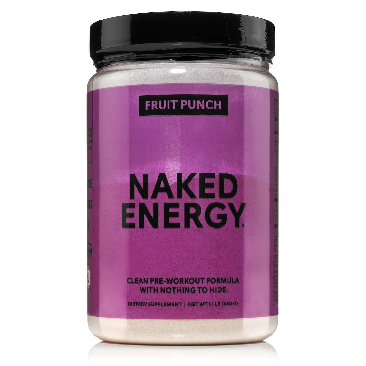 Naked Energy Pre Workout Powder – NSF Certified, Vegan