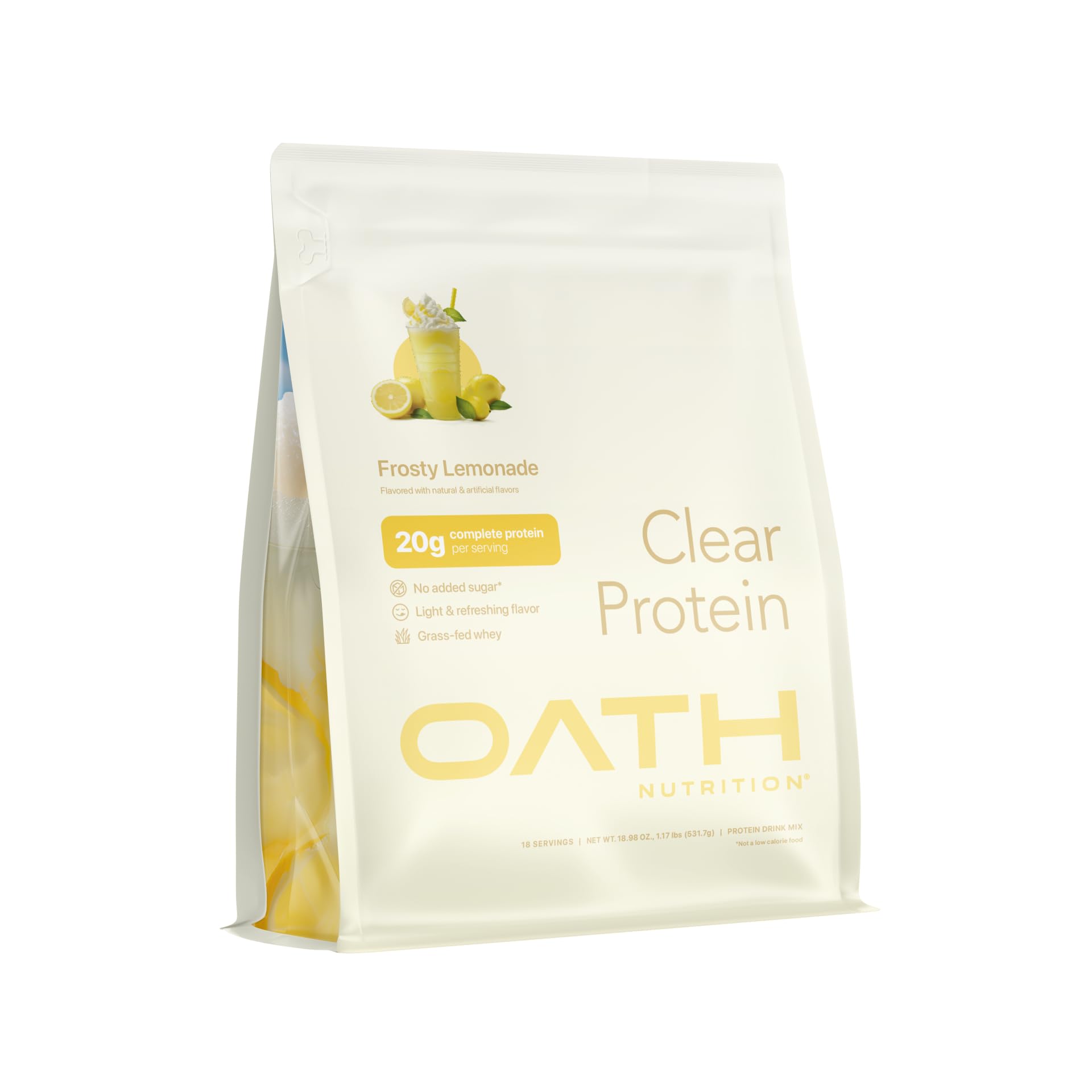 Oath Clear Whey Isolate Protein Powder - 20g Protein


