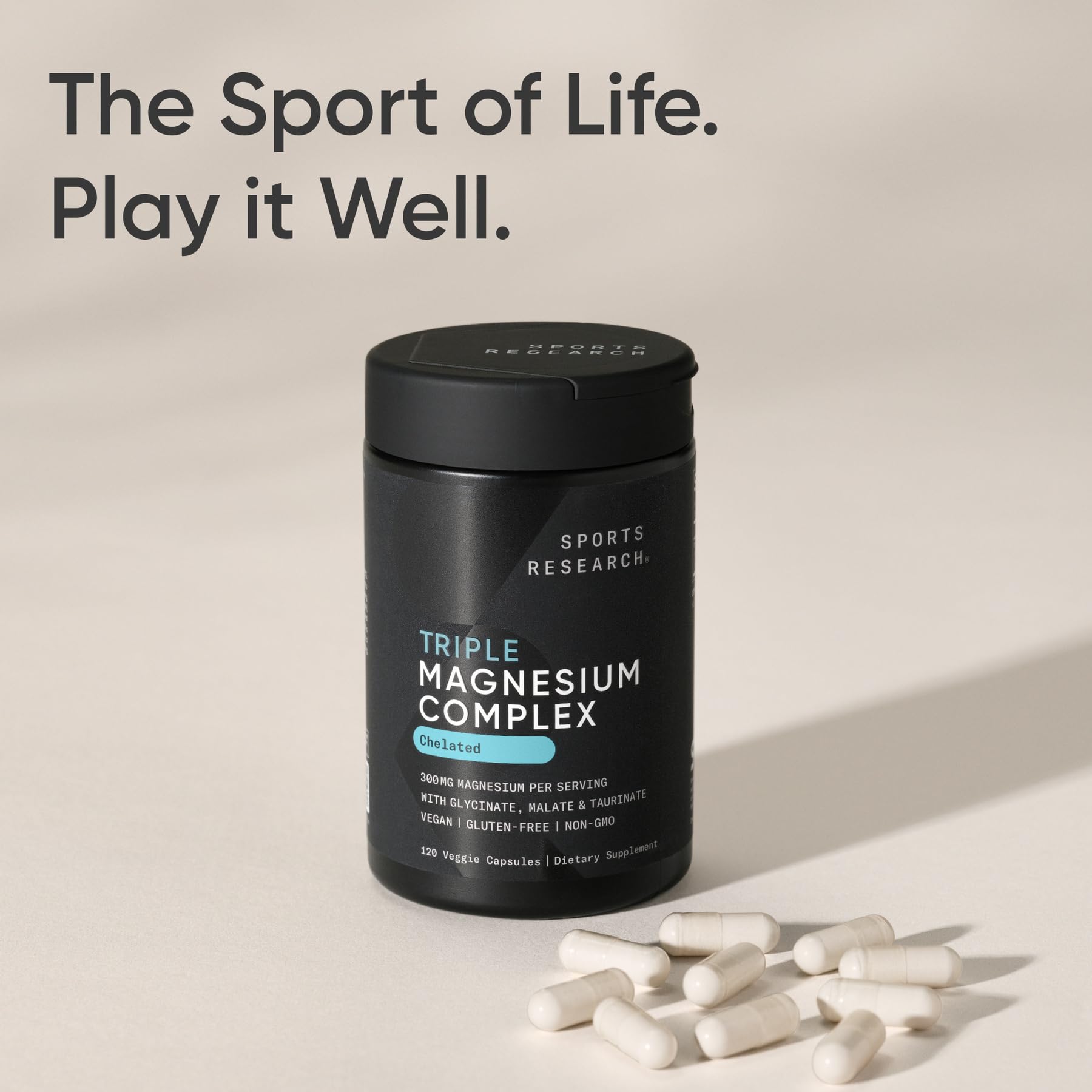 Sports Research Chelated Magnesium Complex - Supplement

