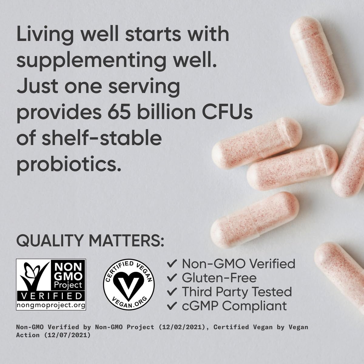 Sports Research Probiotics Prebiotics - Vegan Capsule


