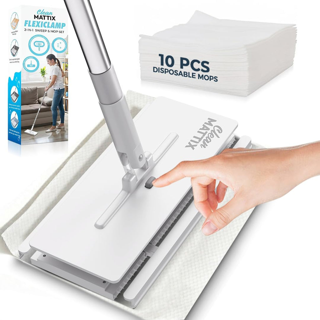 FlexiClamp Sweep & Mop Kit for Easy Cleaning

