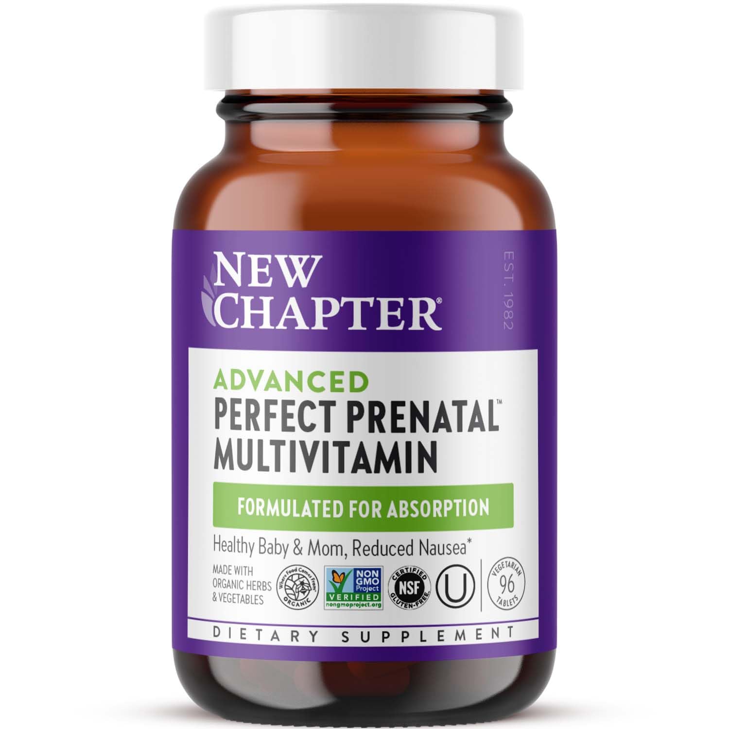 New Chapter Advanced Prenatal Vitamins Organic Fermented

