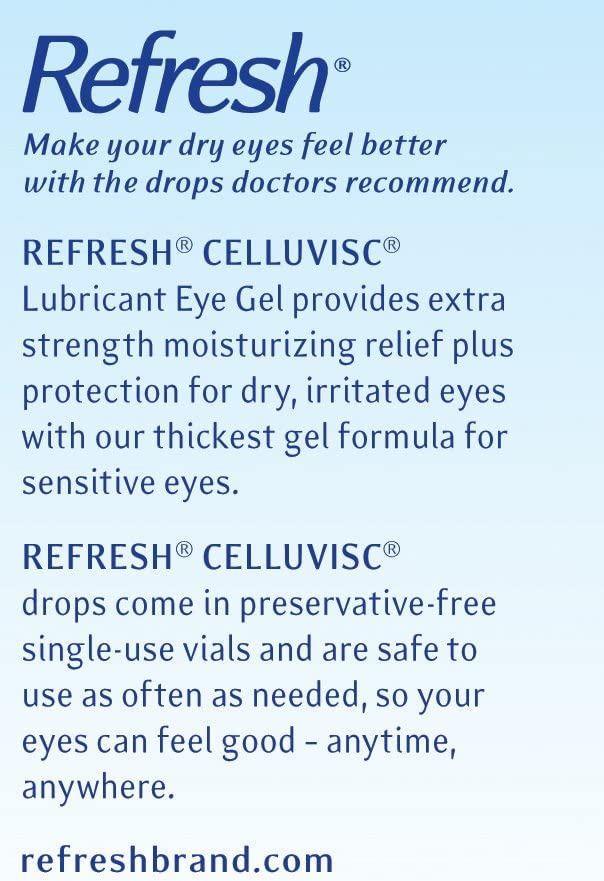 Refresh Celluvisc Lubricant Eye Gel Preservative-Free

