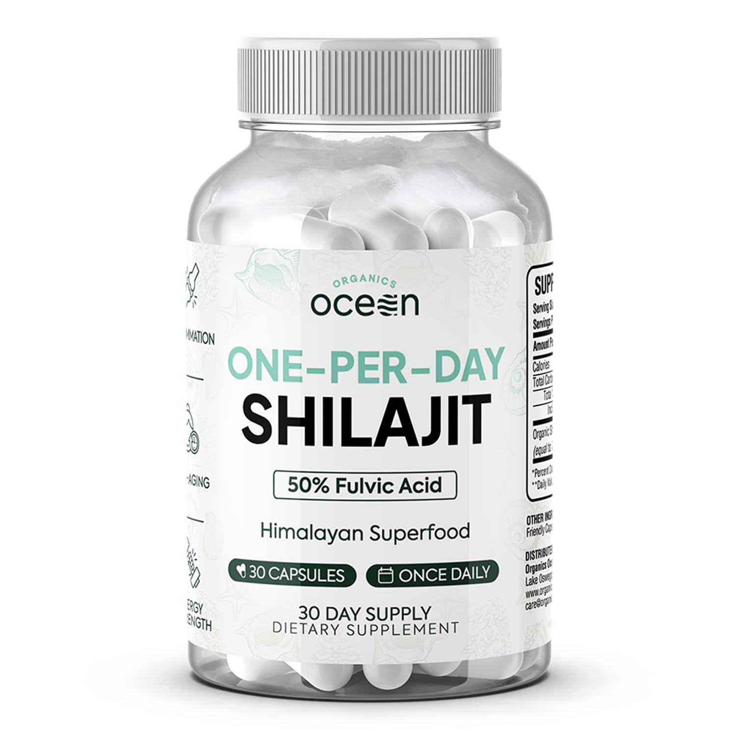 Organics Ocean Shilajit Supplement - Himalayan Shilajit

