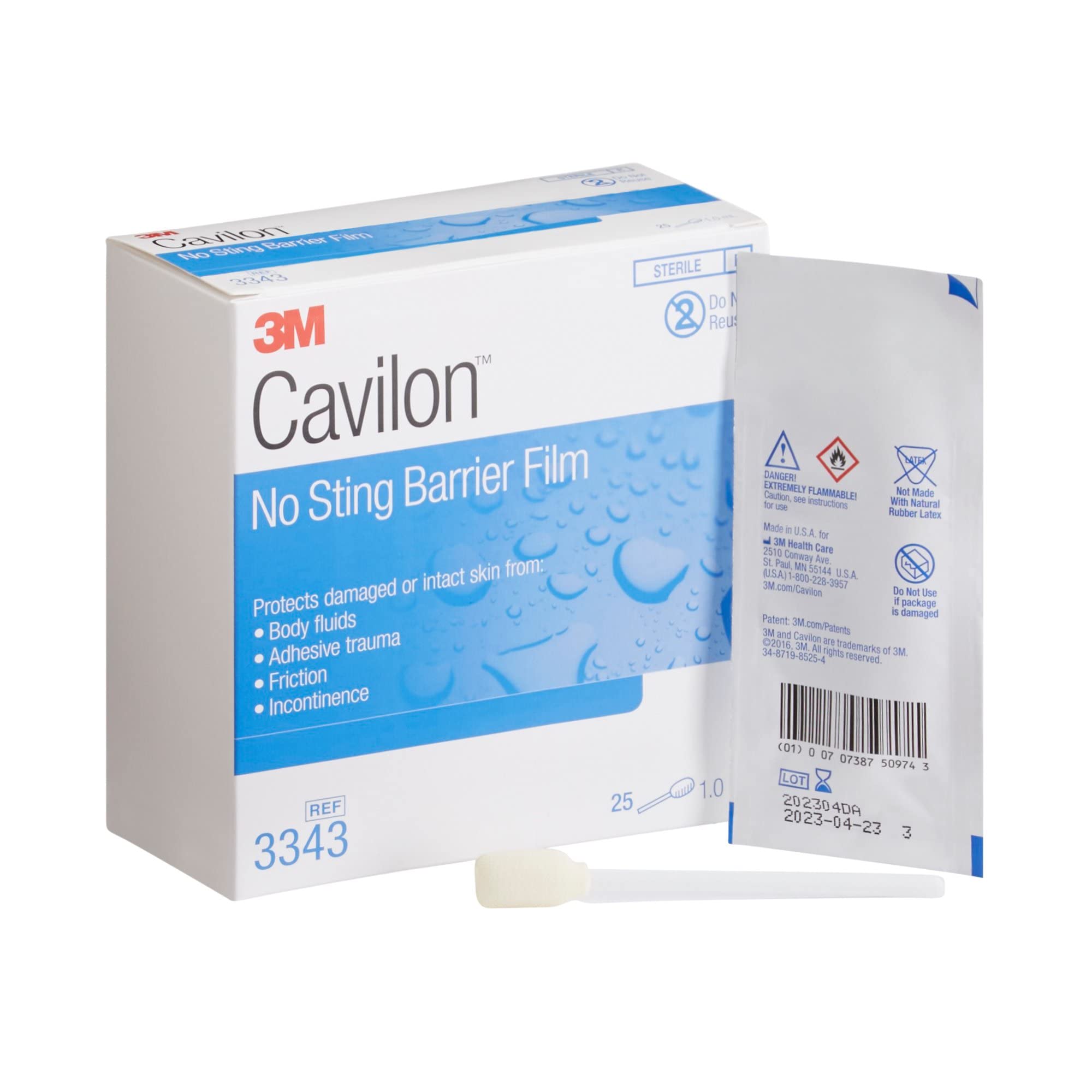 3M Barrier Film Cavilon Wipe Sterile No Sting