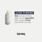 Toniiq NAC Supplement 1300mg | 98% Purity


