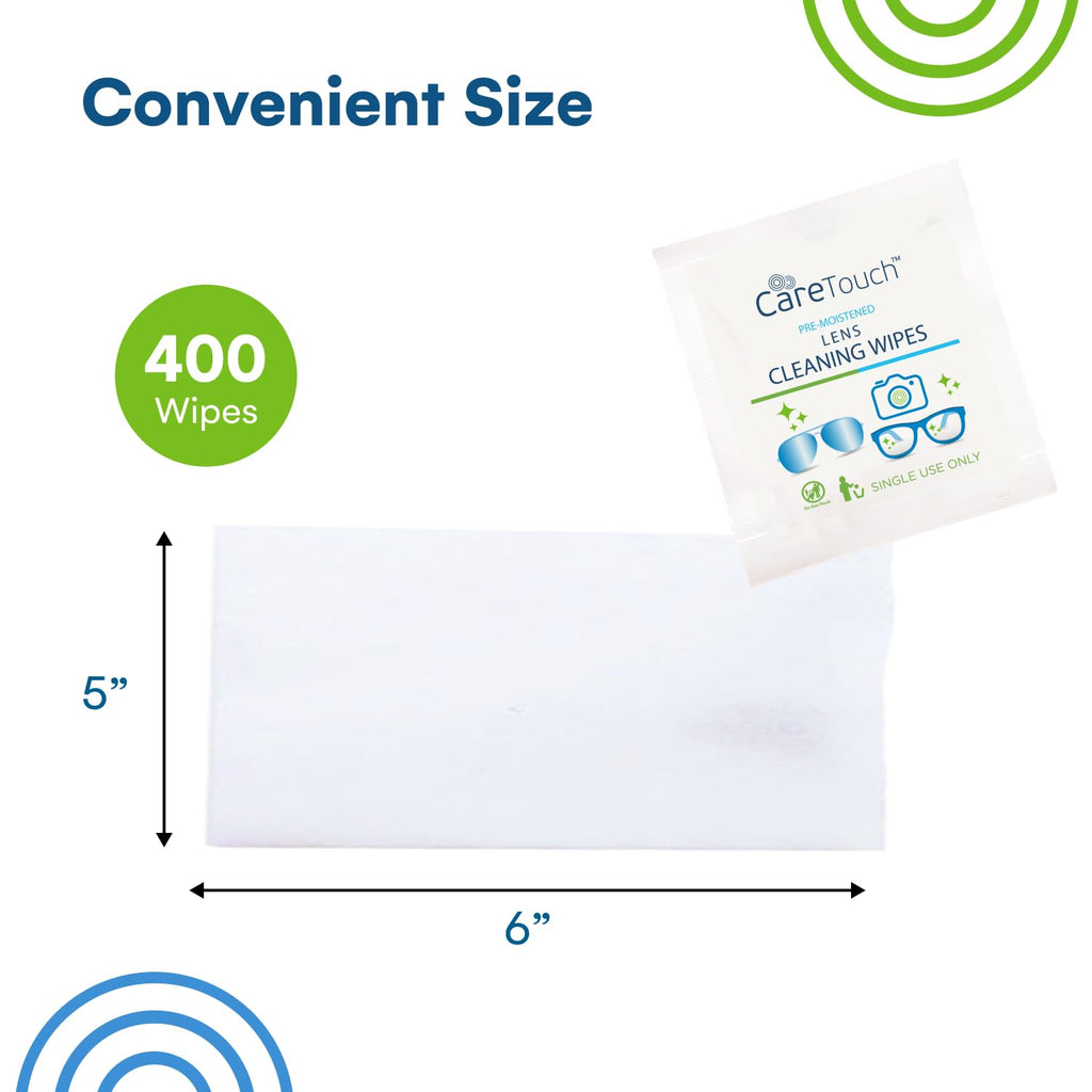 Care Touch Lens Wipes for Eyeglasses – Pre-moistened

