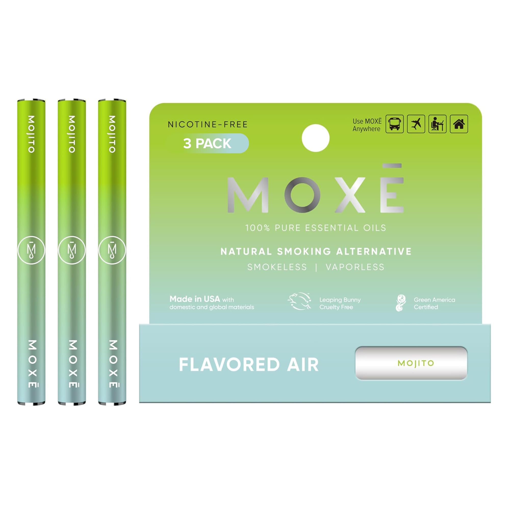MOXE Non-Electric Aromatherapy Inhaler, Portable Scent Delivery