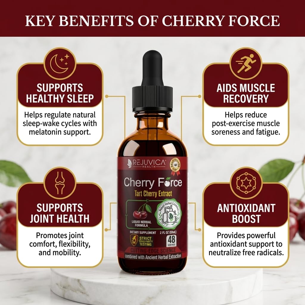 Rejuvica Health Cherry Force Tart Cherry Liquid Extract

