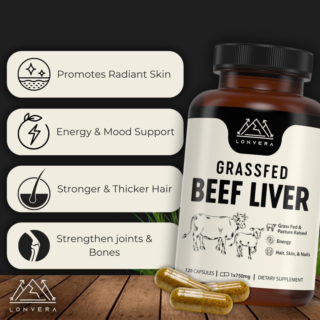 Lonvera Beef Liver Capsules - Energy Support

