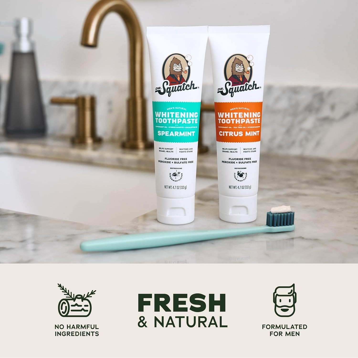 Dr. Squatch Hydroxyapatite Whitening Toothpaste

