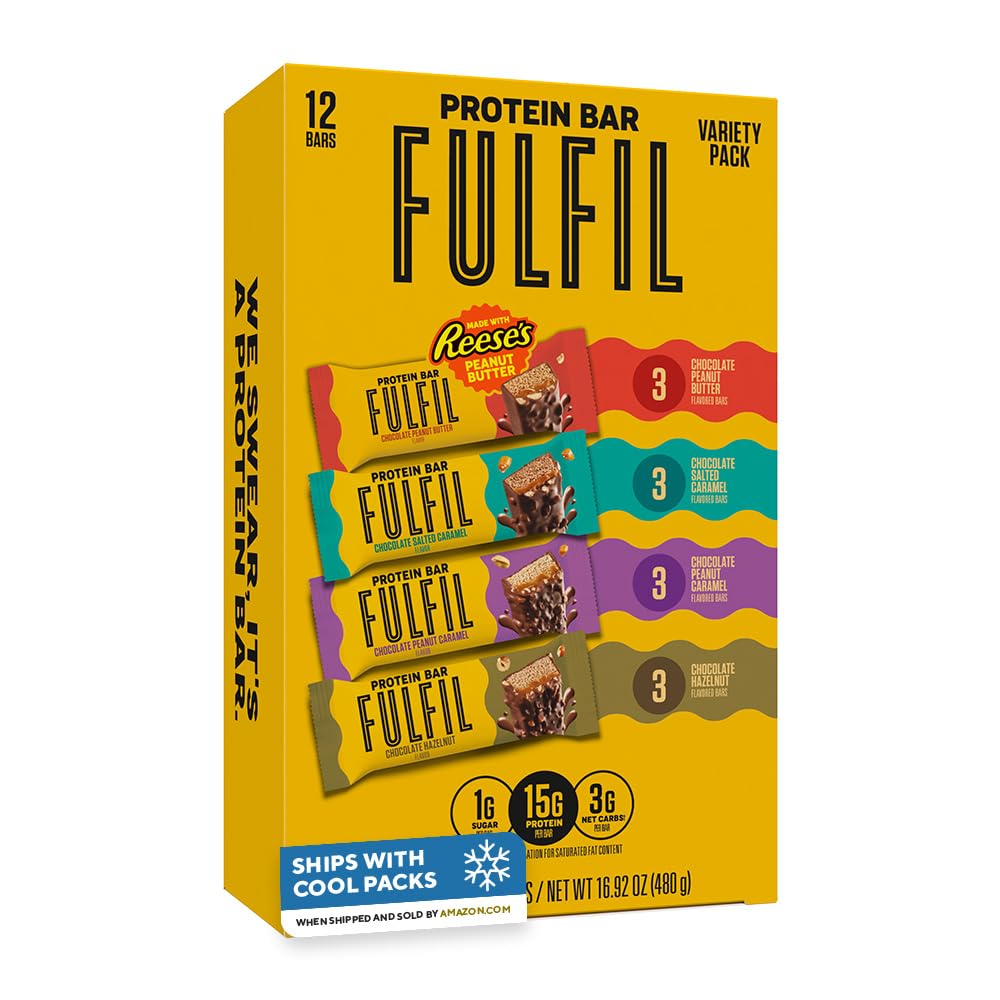 FULFIL Protein Bars Gluten Free On-The-Go Snack