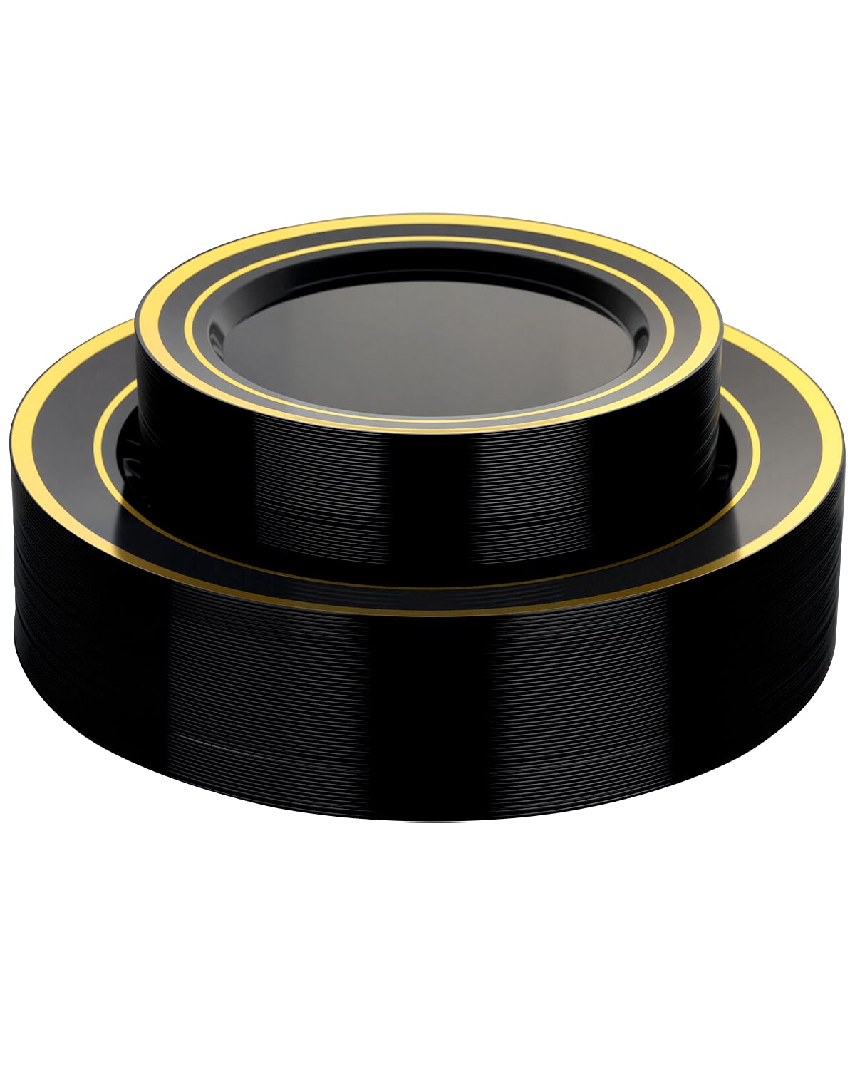 Goodluck Heavy-Duty Disposable Plastic Plates
